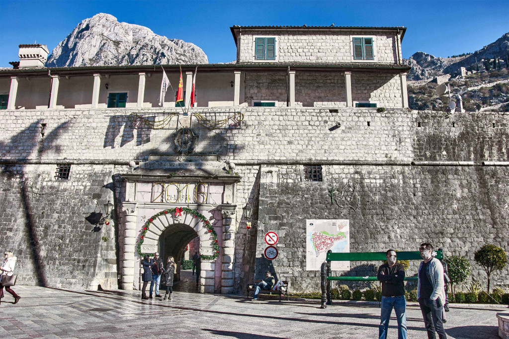 The main entrance to the Kotor Old Town: Sea Gate