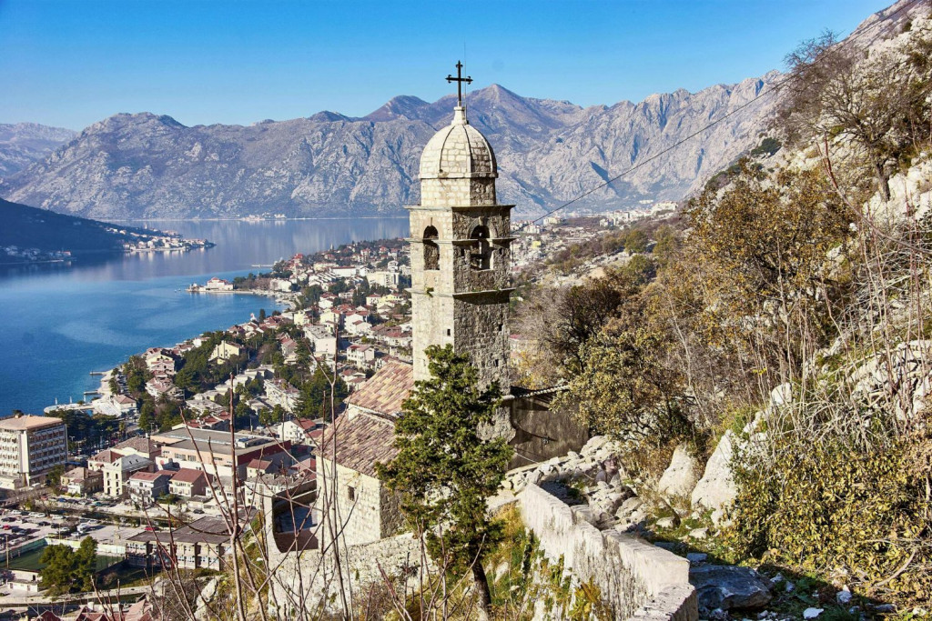 Upper walls in Kotor old town; Montenegro Itinerary