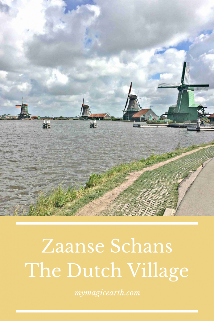 Working windmills at Zaanse Schans present part of the Dutcch history. The small Dutch village is about 20 minutes of driving from Amsterdam. #netherland #holland #amsterdam #zaanseschans #windmill