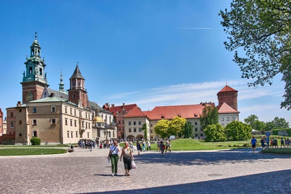 Wawel Royal Hill in Krakow old town; weekend itinerary for Krakow