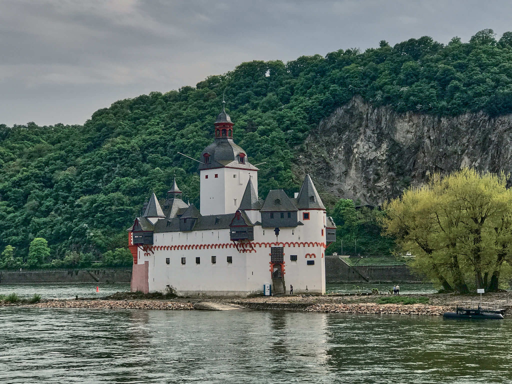 Pfalzgrafenstein, the Castle in the Middle of the Rhine River