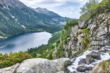 View of Morskie Oko from the Top
