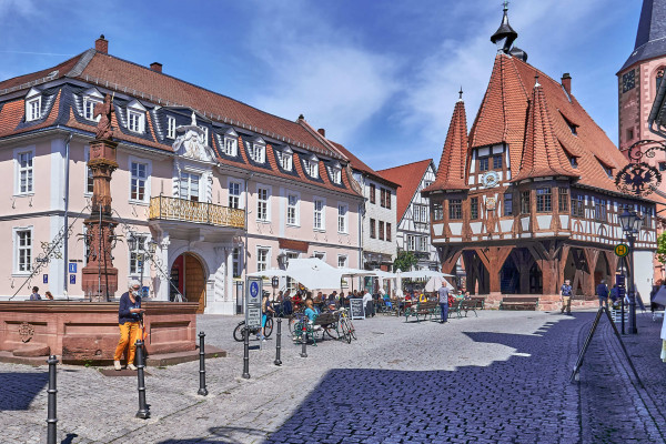 Michelstadt old town; day trips from Frankfurt Germany