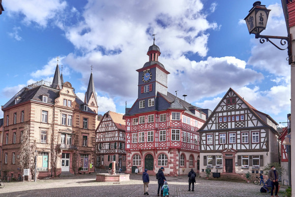 Heppenheim Old Town Market Square, Germany
