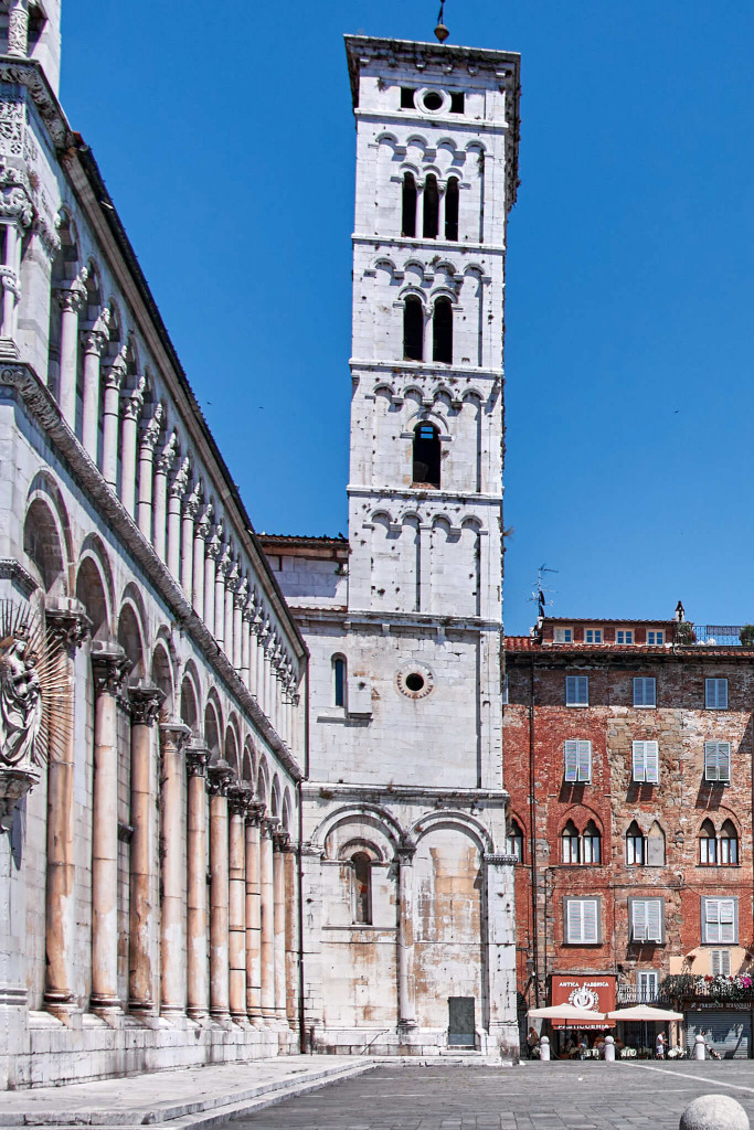 Church "San Michele in Foro" in Lucca, Tuscany