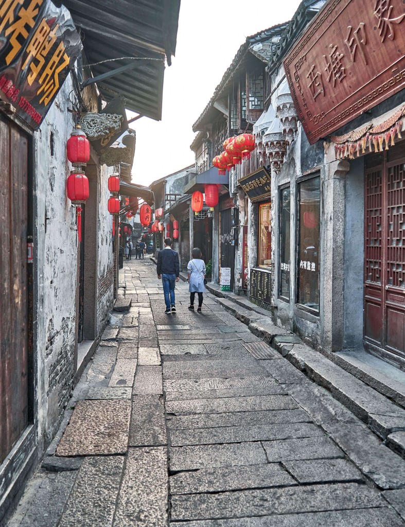 Pedestrain street in Xitang water town