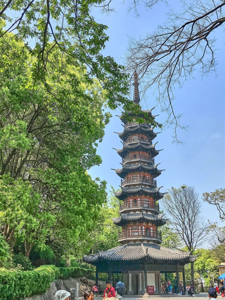 Xiudaozhe Tower, West Sheshan Park, Songjiang Shanghai