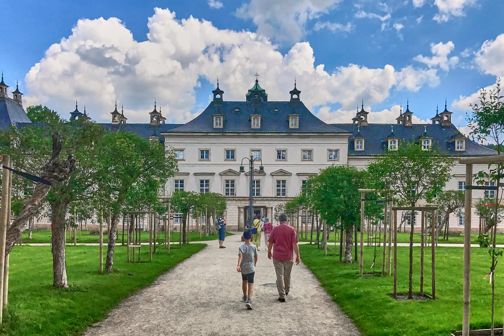 New Palace of Pillnitz Caslte in Dresden, Germany
