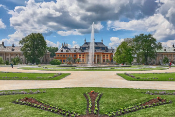 New Palace of Pillnitz Caslte in Dresden, Germany