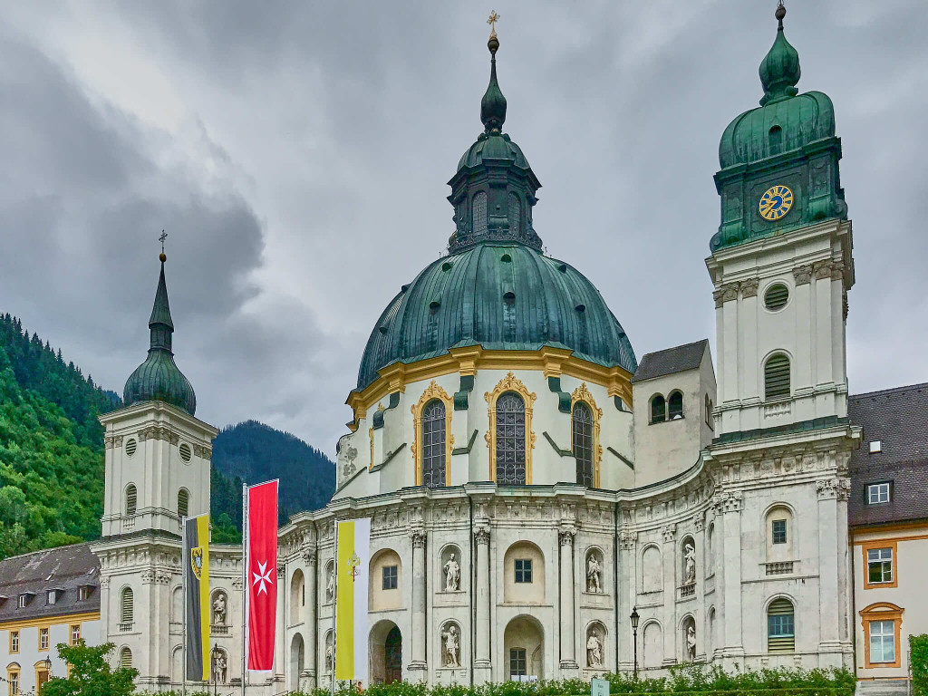 Ettal Abbey in Bavaria; Itinerary for Southern Germany