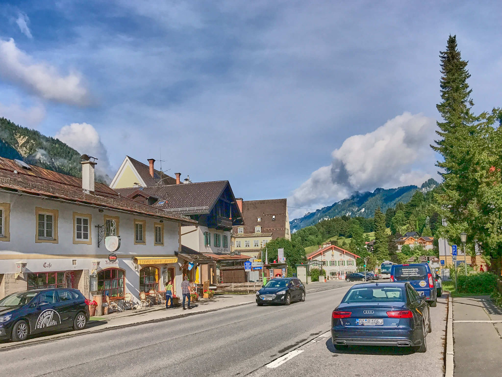 Street View from the Entrance of the Posthotel Ettal