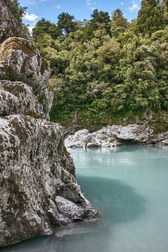 Hokitika Gorge; New Zealand Itinerary