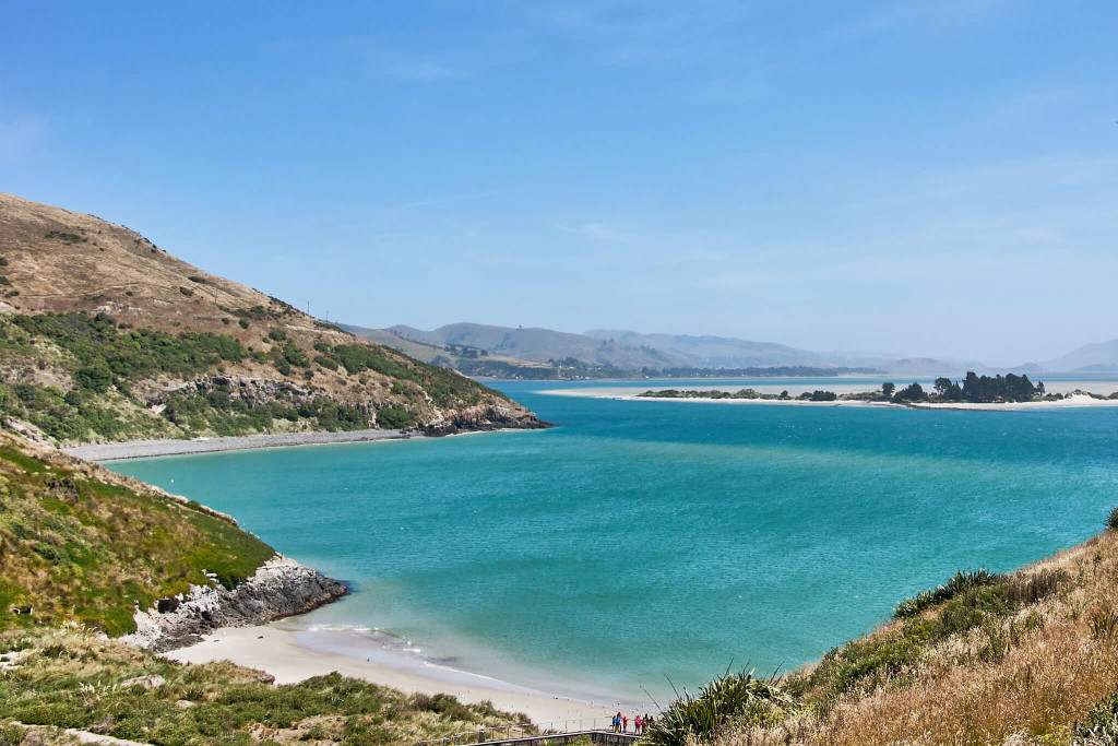 View of Otago Peninsula headland