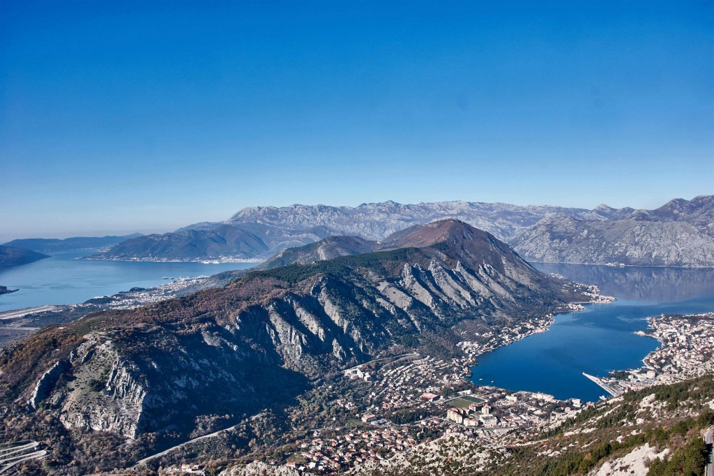 View from Kotor Serpentine; Montenegro Itinerary