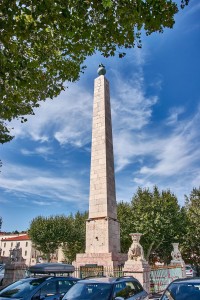 Obelisk in Port Vendres, France