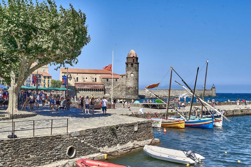 Notre-Dame-des-Anges and its bell tower, Collioure, France