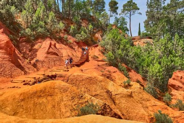 Hiking the Ochre Trail, Roussillon