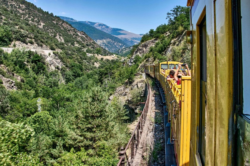 The Scenic Yellow Train Ride Through the French Pyrenees