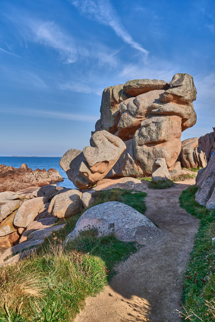 Giant Rock Formation at Ploumanac’h on the Pink Granite Coast