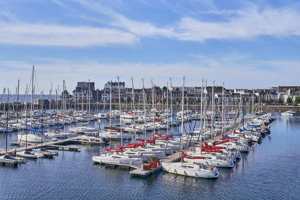 Harbour of Concarneau, Brittany France