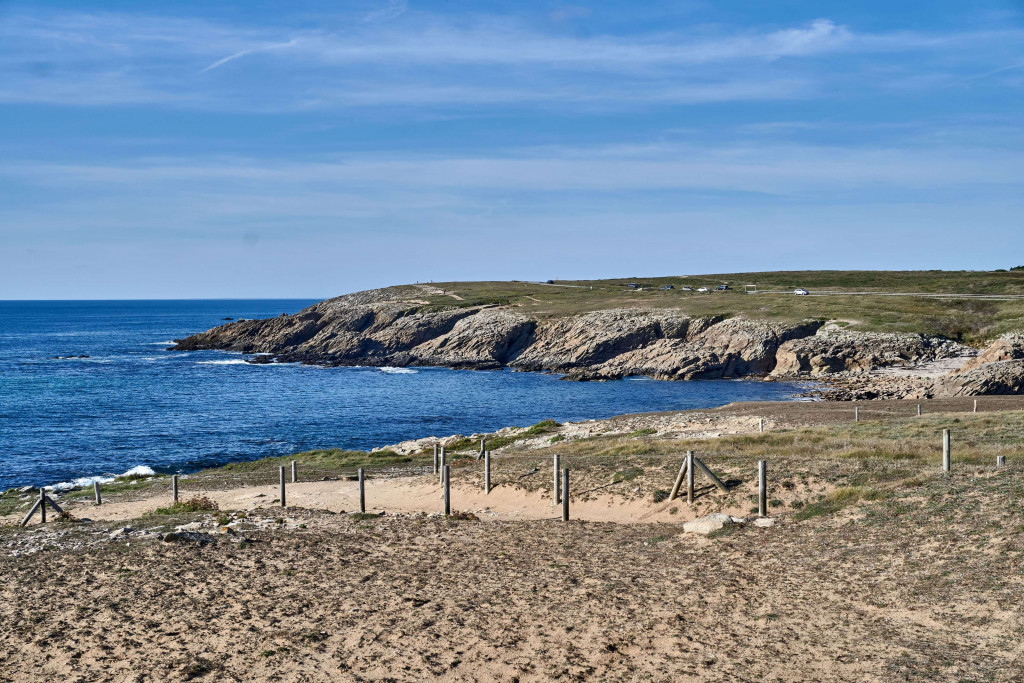 Port Guibello on the Wild West Coast of Quiberon Peninsula, Brittany France