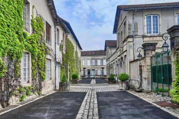 Remy Martin Old House in the Town of Cognac, France