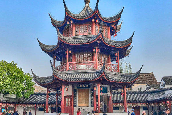 Qibao Temple in Qibao Ancient Water Town, Shanghai