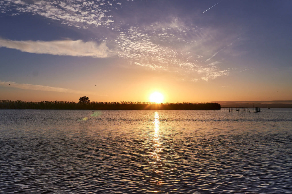 Sunset at the Albufera National Park, Valencia Spain