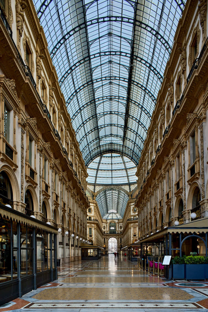 Galleria Vittorio Emanuele II passage; Milan in a weekend
